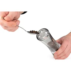 Мельница для перца «Даман» акрил,сталь нерж. D=68,H=210мм прозр.,металлич., изображение 2