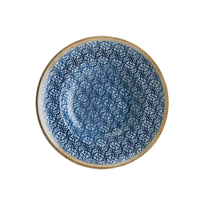 Тарелка глубокая «Калиф Люпин» фарфор 400мл D=240,H=52мм белый,синий