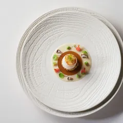 Тарелка «Арборесценс» мелкая фарфор D=310,H=35мм слон.кость, изображение 4