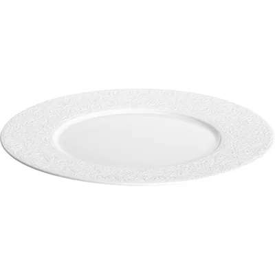 Тарелка «Коллекшн Эль Кутюр» десертная с широким бортом фарфор D=24см белый, Диаметр (мм): 240, изображение 2