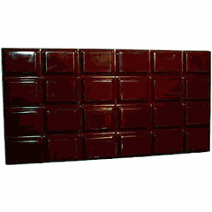 Mold for chocolate “Tile”[3pcs] polycarbonate ,H=10,L=157,B=82mm