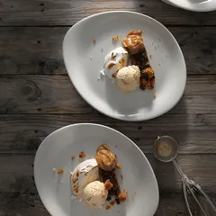 Тарелка «ФриСтайл» мелкая фарфор ,L=30,B=27,8см белый, изображение 3