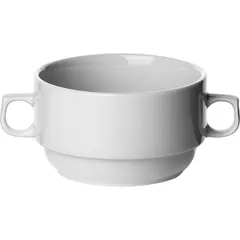 Чашка бульонная «Прага» фарфор 460мл D=120,H=65,L=170,B=120мм белый