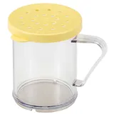 Емкость для специй с отверстиями поликарбонат 300мл D=80,H=95мм прозр.,желт.