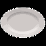 Блюдо «Кашуб-хел» овальное фарфор ,H=3,L=30,B=21см белый