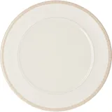 Блюдо «Антуанетт» круглое фарфор D=300,H=14мм белый,олив.