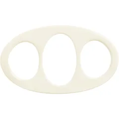 Сахарница «Нектар» фарфор 200мл ,H=53,L=105,B=60мм айвори, изображение 3