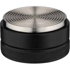 Push tamper for coffee  stainless steel, plastic  D=58, H=33mm  black