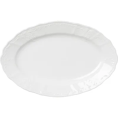 Блюдо «Бернадотт» овальное фарфор ,L=26см белый, Длина (мм): 260