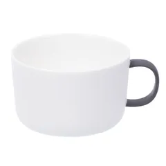 Чашка кофейная «Вейв» фарфор 220мл D=90/80,H=58,L=110мм белый