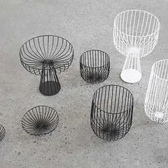 Корзина для фруктов металл D=18,H=15см черный, изображение 2