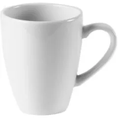 Mug “Simplicity” porcelain 285ml D=7,H=11,L=11cm white