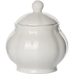 Сахарница «В.Виена» фарфор 335мл D=70,H=105,L=95мм белый