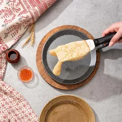 Сковорода для блинов «Гранито» алюм.литой D=25,H=2см, изображение 3