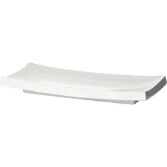 Блюдо для суши «Кунстверк» фарфор ,H=3,L=32,B=14см белый