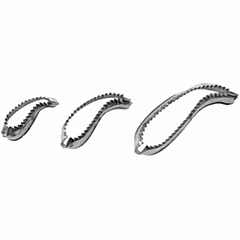 Набор для декор.нарезки овощей[3шт] сталь ,L=138,B=45мм металлич.