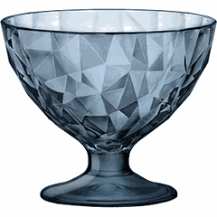 Креманка «Даймонд» стекло 220мл D=102,H=86мм синий