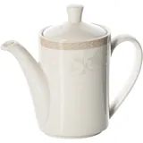 Кофейник «Антуанетт» фарфор 310мл ,H=15,L=16см белый,олив.