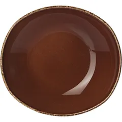 Тарелка глубокая «Террамеса Мокка» фарфор ,H=4,L=21,B=19см тем.корич.