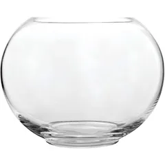 Vase-ball glass 4.15l D=22cm clear.