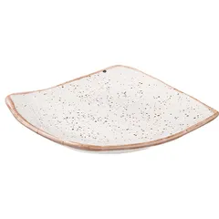 Тарелка «Пунто Бьянка» квадратная фарфор ,L=22,B=22см белый,черный, изображение 2