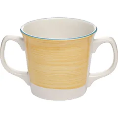 Mug “Rio Yellow”  porcelain  285 ml  D=94, L=155mm  white, yellow.