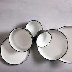 Салатник «Космик» фарфор D=11см голуб.,черный, изображение 2