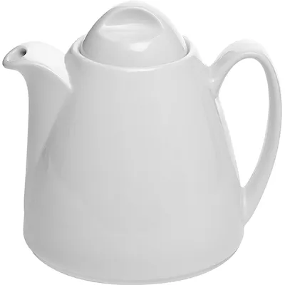 Чайник заварочный «Лив» фарфор 350мл D=7см белый, Объем по данным поставщика (мл): 350, изображение 2