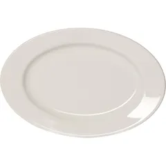 Блюдо «Кашуб-хел» овальное фарфор ,H=30,L=240,B=155мм белый