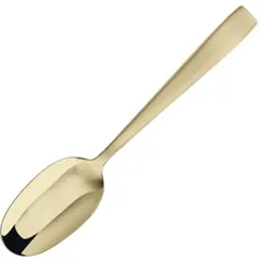 Tea spoon “Flat”  stainless steel , L=13.9 cm  champagne