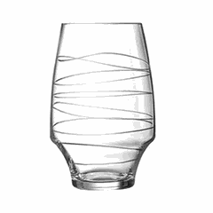 Хайбол (стакан) «Оупэн ап арабеск» хр.стекло 350мл D=62/77,H=118мм