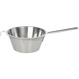 Colander stainless steel D=22,H=10,L=42cm metal.