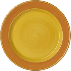 Тарелка «Фридом Йеллоу» мелкая фарфор D=16см желт.,оранжев.
