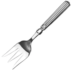 Serving fork for fish “Byblos”  stainless steel  metal.