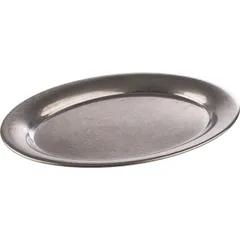 Oval tray “Caffehouse vintage”  stainless steel , L=20, B=14.5 cm  silver, matte