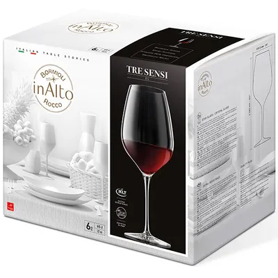 Бокал для вина «Инальто Трэ Сэнси» стекло 0,65л D=97,H=243мм прозр., Объем по данным поставщика (мл): 650, изображение 3