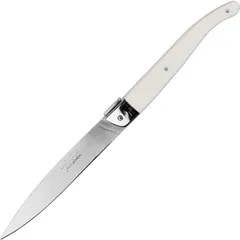 Нож для стейка «Лагиоль» сталь нерж.,пластик ,L=110/225,B=15мм слон.кость