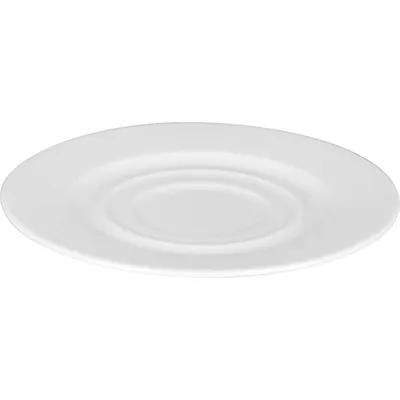 Блюдце «Это Рома» фарфор D=155,H=15мм белый, изображение 2