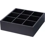 Органайзер для чайных пакетиков дуб ,H=80,L=272,B=272мм черный