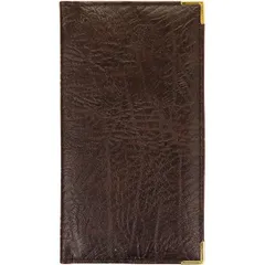 Folder for bills  leatherette , H=12, L=225, B=120mm  dark brown.