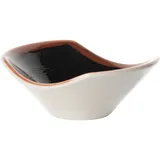 Соусник «Кото» фарфор 45мл ,H=3,L=10,B=6см черный,коричнев.