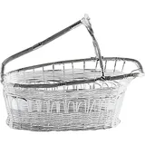 Подставка для бутылок «Корзина» для вина сталь,посеребрен. ,H=16,6,L=24/11см серебрист.