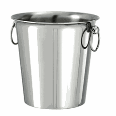 Champagne bucket metal 4l D=24,H=22cm metal.