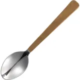 Tea spoon “Concept No. 9”  stainless steel  L=13.5 cm  gold, metal.