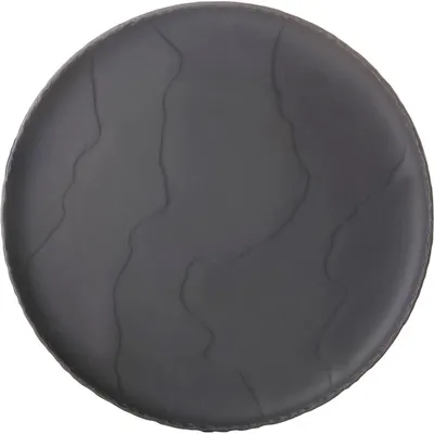 Тарелка «Базальт» керамика D=21см черный