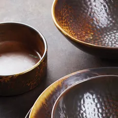 Тарелка глубокая «Мак» фарфор D=255,H=45мм медный, изображение 2