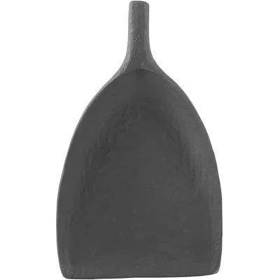 Блюдо для подачи «Уайли» в форме лопаты керамика ,H=25,L=185,B=145мм черный,матовый, изображение 3