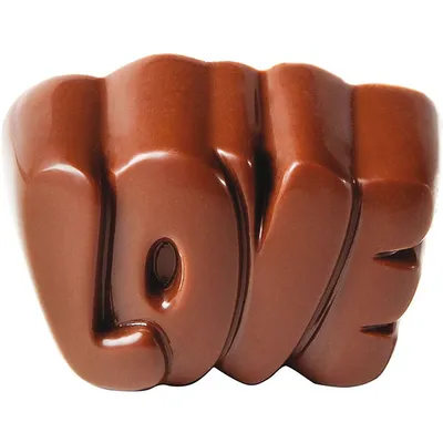 Форма для шоколада «Love»[24шт] пластик ,H=16,L=275/33,B=22мм, изображение 2