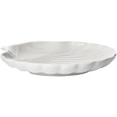Блюдо «Кунстверк» ракушка фарфор D=185,H=60,L=180,B=100мм белый, изображение 2