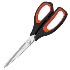 Ножницы кухонные «Прошеф» сталь нерж.,полипроп. ,L=240/95,B=25мм черный,красный